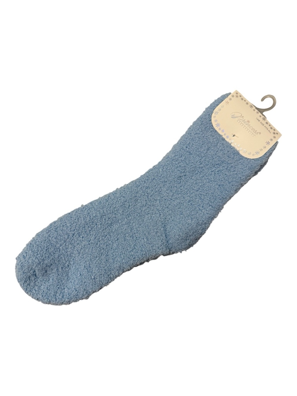 Women's Plush Blue Cozy Socks by
